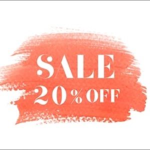 20% OFF ENTIRE SHOP
